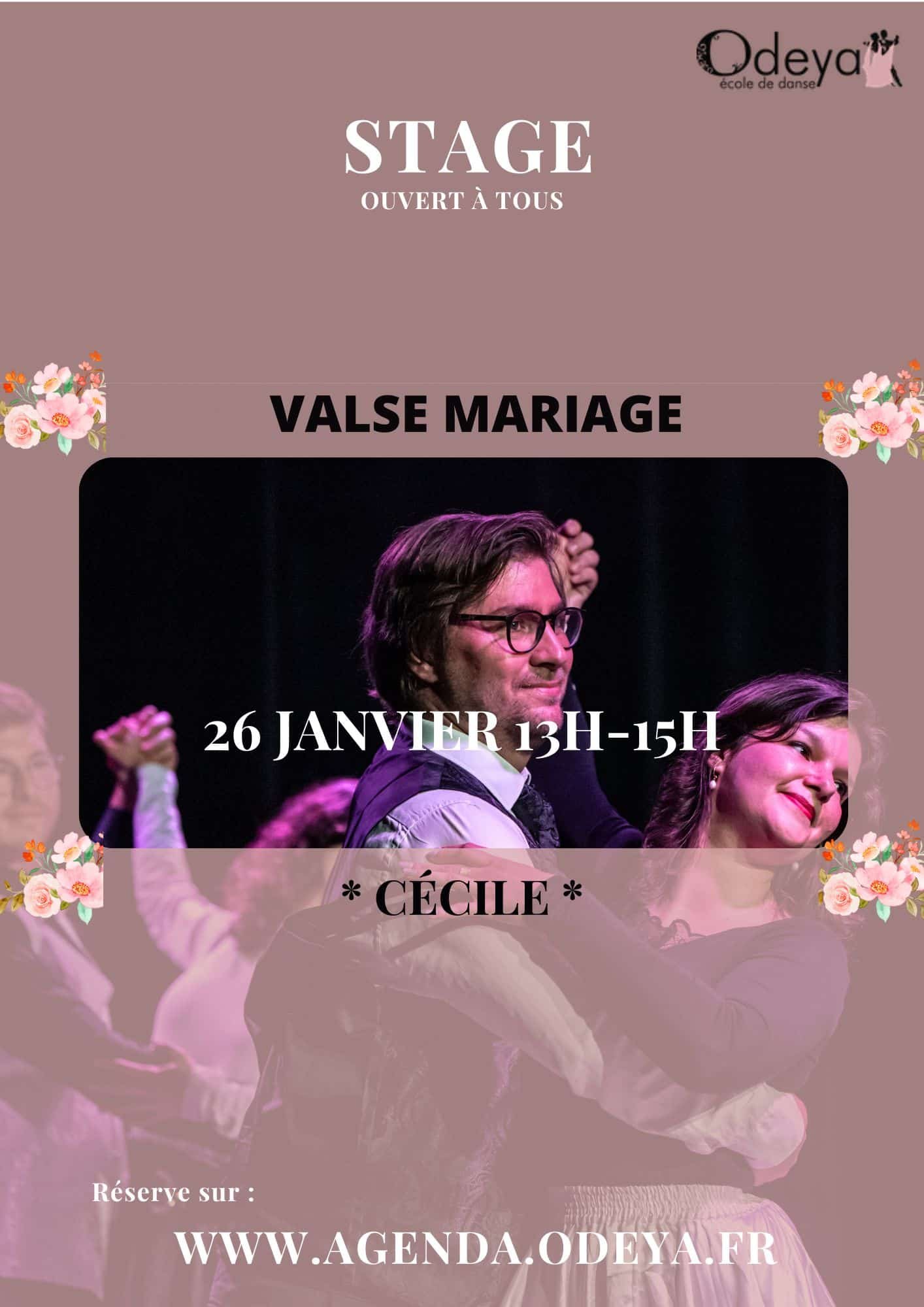 Valse spécial mariage avec Cécile